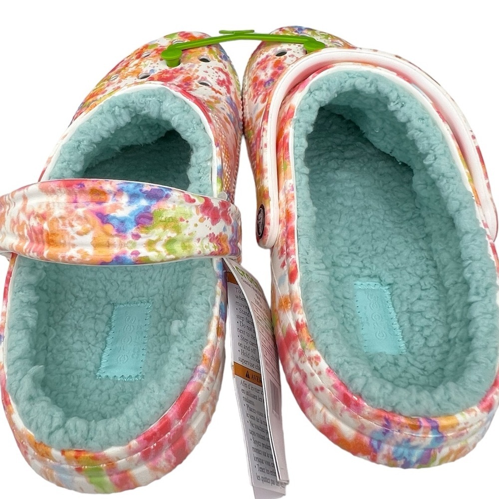 Crocs - *RARE* - ‘Pastel Multi’ Classic lined clog. Woman SZ: Various. NWT - Picture 3 of 4